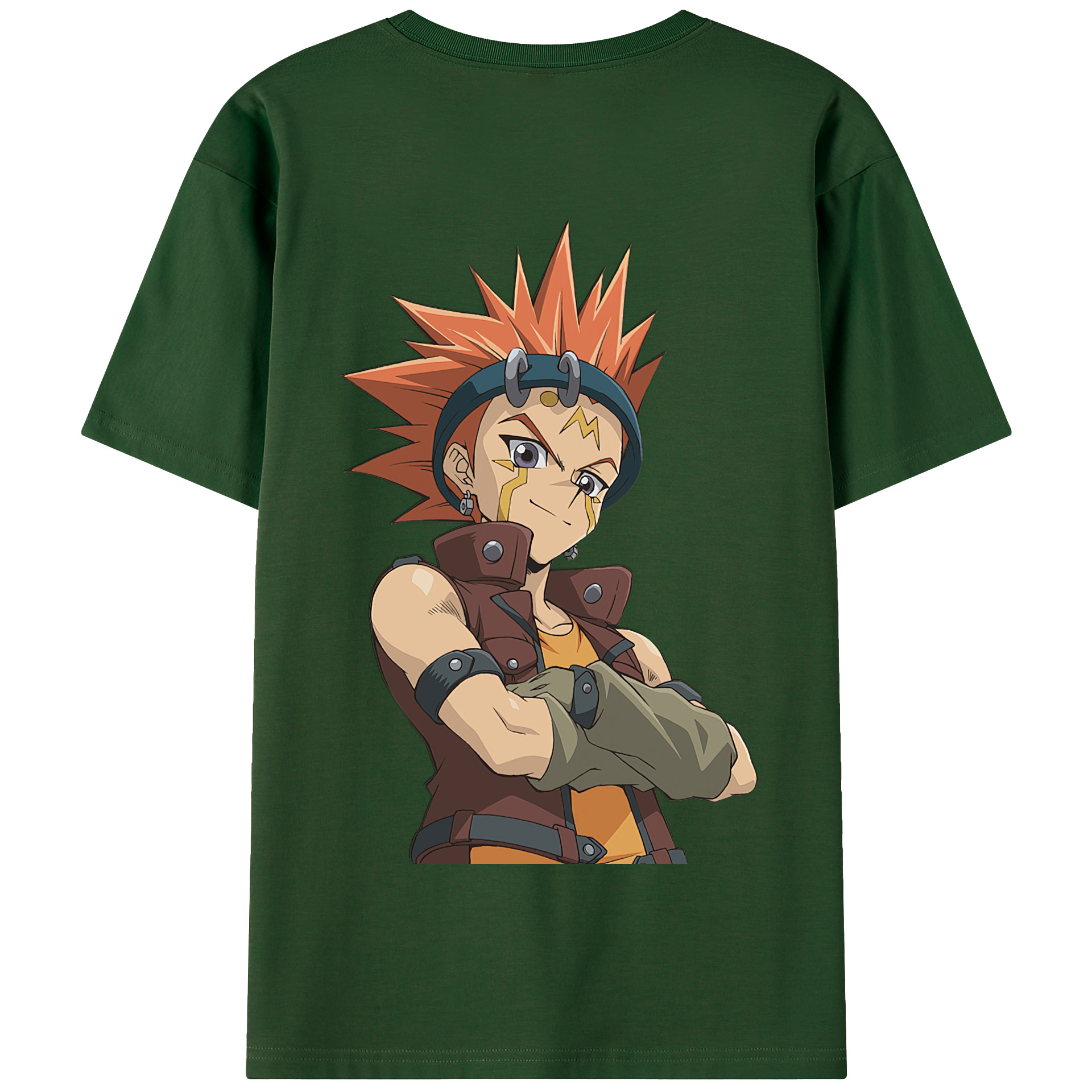 （画像用） 遊☆戯☆王 Yu-Gi-Oh! 綿100％半袖Tシャツ（背面プリント）